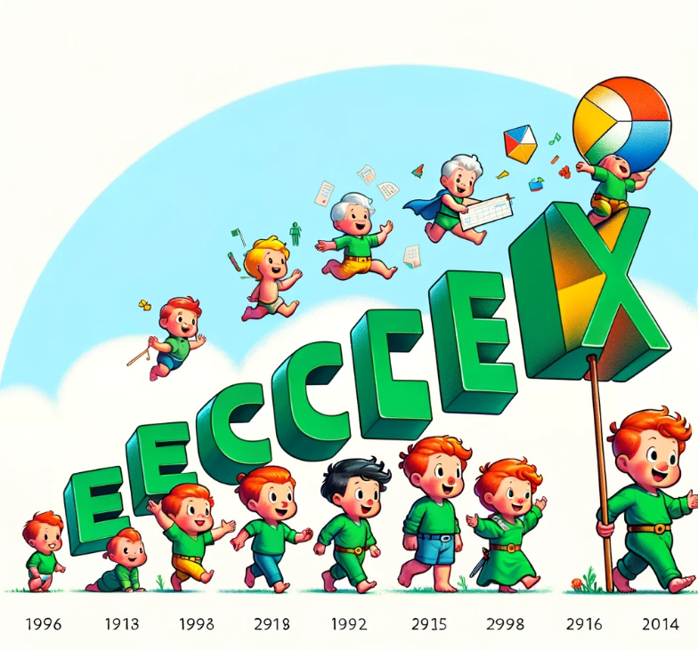 Mejoras de Excel Listado completo por versiones y años