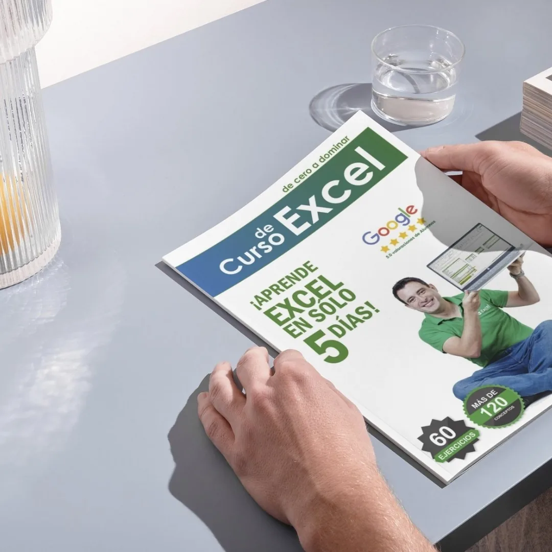 Portada del libro de Excel